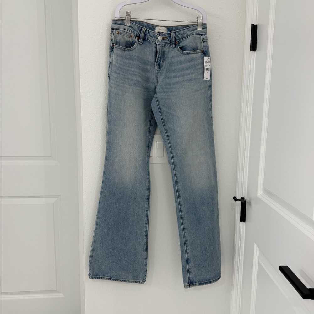 NWT Pacific Sunwear Light Blue Flare Jeans